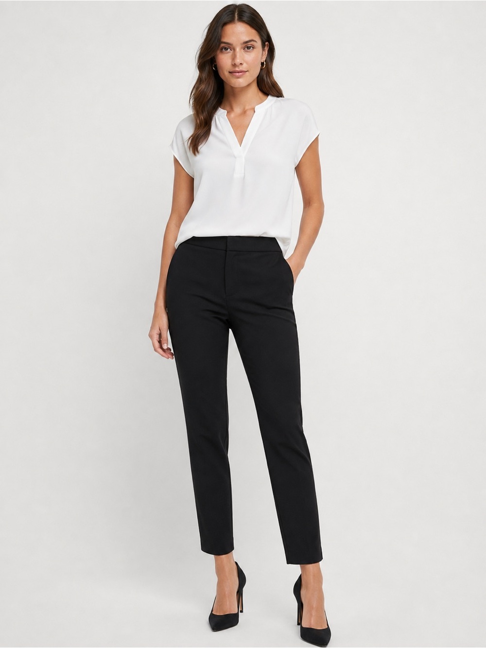 Saks Fifth Avenue Slim Coupe Etroite Pants